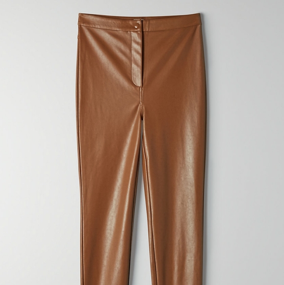 Aritzia Vegan leather pants - Picture 3 of 4